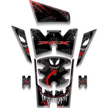 Rebon Moto Design Honda Pcx Uyumlu 8 Parça Venom Tank Pad Set 2025