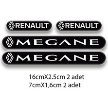 Rebon Moto Design Megane Set Oto Sticker 3D Sticker 01