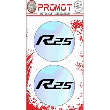 Rebon Moto Design R25 Hologram Damla Logo