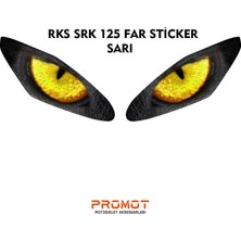 Rebon Moto Design Srk 125 R 2023 - 2026 Uyumlu Far Sticker 03