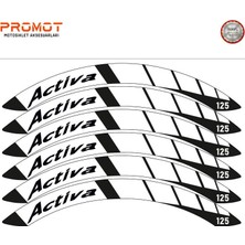 Rebon Moto Design Activa Uyumlu Jant Şeridi Model 1