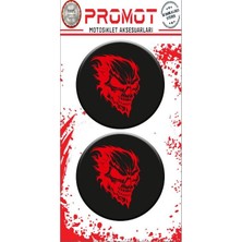 Rebon Moto Design Kuru Kafa Taç Tasarım Damla Logo Sticker 05