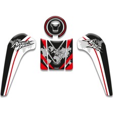 Rebon Moto Design Africa Twin Uyumlu Tank Pad Set (2016-2022) 02