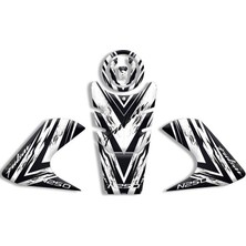 Rebon Moto Design Pulsar N250 Uyumlu Tank Pad Set 04