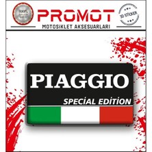 Rebon Moto Design Pıaggıo Damla Logo Sticker 05