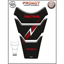 Rebon Moto Design Universal Motosiklet Tank Pad 3D Sticker 0383