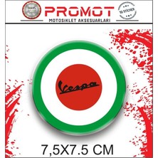 Rebon Moto Design Vespa Damla Logo Sticker 30