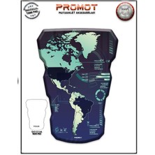 Rebon Moto Design Universal Motosiklet Tank Pad 3D Sticker 0398