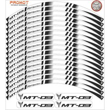 Rebon Moto Design mt 09 Uyumlu Jant Şeridi Model 2