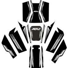 Rebon Moto Design Honda Adv 350 Uyumlu Tank Pad Full Set 02