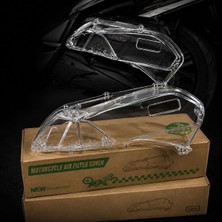 Rebon Moto Design Honda Pcx Uyumlu Şeffaf Filtre Kapağı 2021-2026