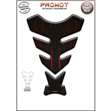 Rebon Moto Design Universal Motosiklet Tank Pad 3D Sticker 0011