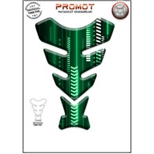 Rebon Moto Design Universal Motosiklet Tank Pad 3D Sticker 0046