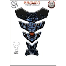 Rebon Moto Design Universal Motosiklet Tank Pad 3D Sticker 0084