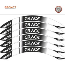 Rebon Moto Design Grace 202 Uyumlu Jant Şeridi Model 4