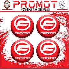 Rebon Moto Design Cf Moto Uyumlu Damla Sticker (4cm-4 Adet) 04