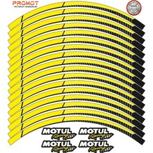 Rebon Moto Design Motul Tasarım Motosiklet Jant Şeridi Model 9