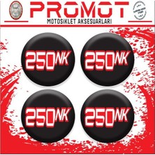 Rebon Moto Design 250NK Uyumlu Damla Sticker (4cm-4 Adet) 02