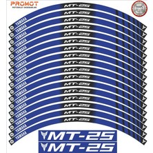 Rebon Moto Design mt 25 Uyumlu Jant Şeridi Model 4