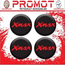 Rebon Moto Design Xmax Uyumlu Damla Sticker (4cm-4 Adet) 01