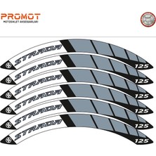 Rebon Moto Design Strada Uyumlu Jant Şeridi Model 2