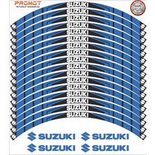 Rebon Moto Design Suzuki Uyumlu Jant Şeridi Model 4