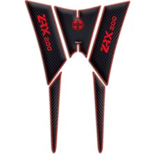 Rebon Moto Design Zrx 200 Uyumlu Tank Pad Set 02