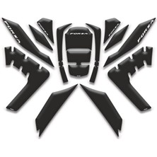 Rebon Moto Design Forza Uyumlu Tank Pad Full SET(2018-2024) 02