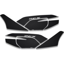 Rebon Moto Design Honda Pcx Uyumlu Yan Ayak Pad Karbon 2021-2024