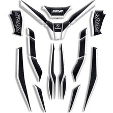 Rebon Moto Design Seha Uyumlu Tank Pad Full Set 02