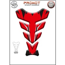 Rebon Moto Design Universal Motosiklet Tank Pad 3D Sticker 0018