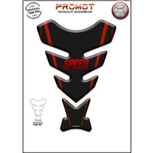 Rebon Moto Design Universal Motosiklet Tank Pad 3D Sticker 0030