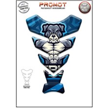 Rebon Moto Design Universal Motosiklet Tank Pad 3D Sticker 0107