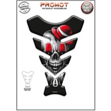 Rebon Moto Design Universal Motosiklet Tank Pad 3D Sticker 0111