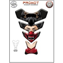Rebon Moto Design Universal Motosiklet Tank Pad 3D Sticker 0114