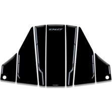 Rebon Moto Design Honda Dio Uyumlu Tank Pad Set 08