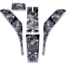 Rebon Moto Design Sym Jet x Uyumlu Tank Pad Set Gri Tasarım