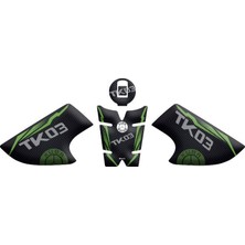 Rebon Moto Design Kuba Tk-03 Uyumlu Tank Pad Set 03