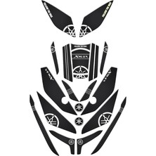 Rebon Moto Design Yamaha Xmax Uyumlu Tank Pad Full Set 2025-2026 04