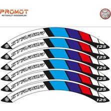 Rebon Moto Design Strada Uyumlu Jant Şeridi Model 5