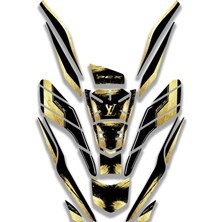 Rebon Moto Design Honda Pcx Uyumlu Tank Pad Full Set 2021-2024 14