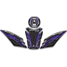 Rebon Moto Design Bajaj Dominar 250 Uyumlu Tank Pad Set 05