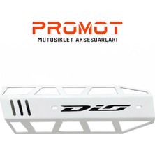Rebon Moto Design Dio Uyumlu Egzoz Koruma Beyaz Renk