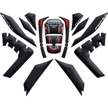 Rebon Moto Design Forza Uyumlu Tank Pad Full SET(2018-2024) 01