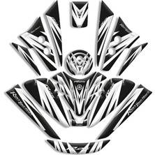 Rebon Moto Design Yamaha R25 Uyumlu Tank Pad Full Set (2019-2026)  08