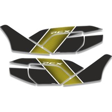 Rebon Moto Design Honda Pcx Uyumlu Yan Ayak Pad Sarı Petek 2021-2024