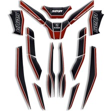 Rebon Moto Design Seha Uyumlu Tank Pad Full Set 01
