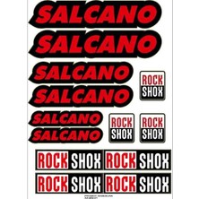 Rebon Moto Design Salcano Bisiklet Sticker Seti 01