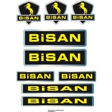 Rebon Moto Design Bisan Bisiklet Sticker Seti 04