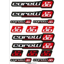 Rebon Moto Design Corelli Bisiklet Sticker Seti 03